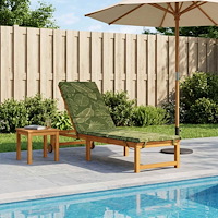vidaXL Solstol Kudde GEMERT 100% Polyester Bladdesign 200 x 60 x 3 cm
