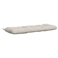 vidaXL Bänk kudde VIANEN 100% Polyester Vit 100 x 40 x 12 cm