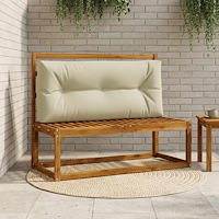vidaXL Pallryggkudde VIANEN 100% Polyester Ljusgrön 120 x 50 x 12 cm