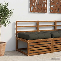 vidaXL 1-delad Sittdyna VIANEN 100% Polyester Antracit 60 x 60 x 12 cm