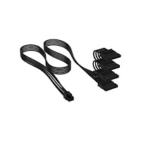 Corsair Microsystems CORSAIR Elite Premium Type 5 - strömkabel - 6-stifts intern strömingång till SATA-ström - 75 cm