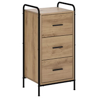 vidaXL Sideboard Artisan-ek 97 x 33 x 81 cm Konstruerat trä