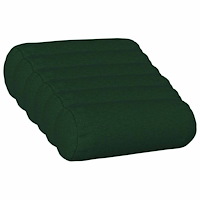 vidaXL Kuddöverdrag 6 st HEERLEN Mörkgrön Ø 15 x 40 cm Tyg
