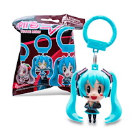 Licensed Collectibles Hatsune Miku Clip-On Hängare 8 cm Sort.