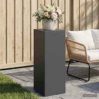 vidaXL Växtställ Antracit 30 x 30 x 80 cm Rostfritt stål