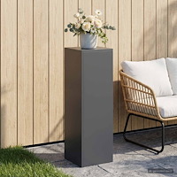 vidaXL Växtställ Antracit 30 x 30 x 100 cm Rostfritt stål