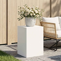 vidaXL Växtställ Vit 40 x 40 x 60 cm Stål