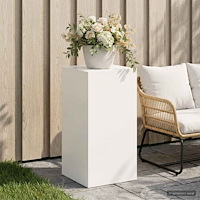 vidaXL Växtställ Vit 40 x 40 x 80 cm Stål