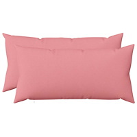 vidaXL Kuddöverdrag 2 st HEERLEN Rosa 40 x 80 cm Tyg