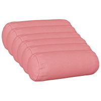 vidaXL Kuddöverdrag 6 st HEERLEN Rosa Ø 15 x 40 cm Tyg