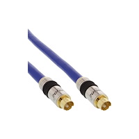 Inline InLine 89947P, 0,5 m, S-Video (4-pin), S-Video (4-pin), Guld...