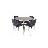 Venture Home Plaza Matbord med Vault Stolarna