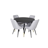 Venture Home Dipp Matbord med Velvet Deluxe Stolarna