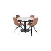 Venture Home Estelle Matbord med Polar Stolarna