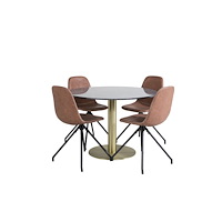 Venture Home Estelle Matbord med Polar Stolarna
