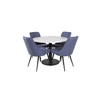 Venture Home Estelle Matbord med Velvet Deluxe Stolarna