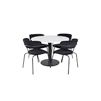 Venture Home Estelle Matbord med Arrow Stolarna