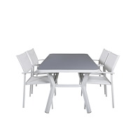 Venture Home Virya Matbord med Santorini Stolarna