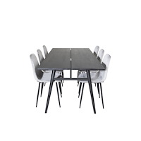 Venture Home Sleek Matbord med Polar Stolarna