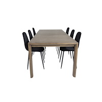 Venture Home Slider Matbord med Polar Stolarna