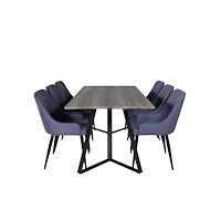 Venture Home Marina Matbord med Plaza Stolarna
