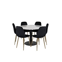 Venture Home Estelle Matbord med Polar Stolarna