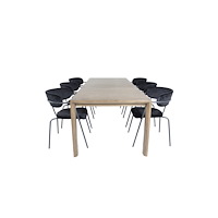 Venture Home Slider Matbord med Arrow Stolarna