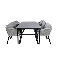 Venture Home Virya Matbord med Virya Stolarna