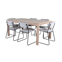 Venture Home Slider Matbord med Kenth Stolarna