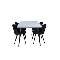 Venture Home Jimmy Matbord med Velvet Stolarna