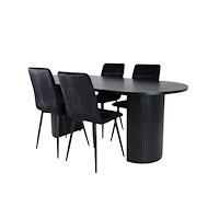 Venture Home Bianca Matbord med Windu Stolarna
