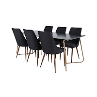 Venture Home Petra Matbord med Leone Stolarna