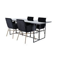 Venture Home Leif Matbord med Petra Stolarna