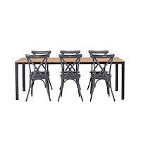 Venture Home Break Matbord med Tablas Stolarna