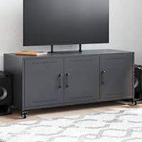 vidaXL Tv-bänk antracit 100,5x39x43,5 cm stål