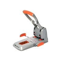 RAPID Rapid Supreme HDC150 - hålslag - 150 ark - 2 hål - ABS-plast, metall - silver, orange