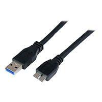 StarTech.com StarTech.com 1m 3 ft Certified SuperSpeed USB 3.0 A to Micro B Cable Cord - USB 3 Micro B Cable - 1x USB A (M), 1x USB M...