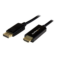 StarTech.com StarTech.com DisplayPort till HDMI-konverterarkabel - 2 m - 4K - adapterkabel - DisplayPort / HDMI - 2 m