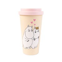 Nordic Buddies Mumin kärlek take away-mugg