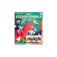 Galison Dinosaur Land Sticker Sparkle Poster Activity Kit (häftad, eng)