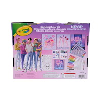 KPOP DEMON HUNTERS KPDH CRAYOLA Sketch & Color Kit