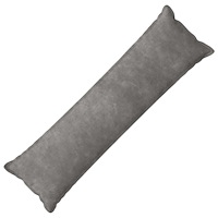 vidaXL Kuddöverdrag HOUTEN Ljusgrå 40 x 145 cm Mikrofiber Fleece