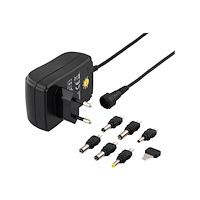 Deltaco DELTACO PSR-15B - strömadapter - 18 Watt