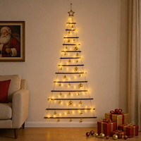vidaXL Hängande julgran med kulor 180 cm 100 LED-lampor Varmvit