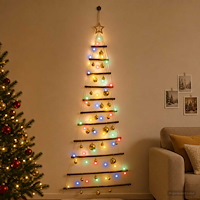 vidaXL Hängande julgran med kulor 150 cm 80 LED-lampor Mångfärgad