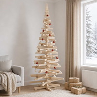 vidaXL Träjulgran KOTKA 240 cm Massiv furu Naturlig