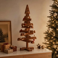 vidaXL Träjulgran KOTKA 60 cm Massiv furu Mörkbrun finish