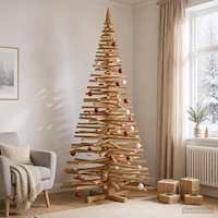 vidaXL Träjulgran KOTKA 210 cm Massiv furu Brun finish