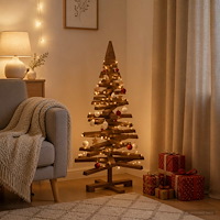 vidaXL Träjulgran KOTKA 90 cm Massiv furu Mörkbrun finish