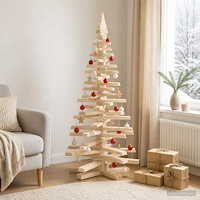 vidaXL Träjulgran KOTKA 150 cm Massiv furu Naturlig